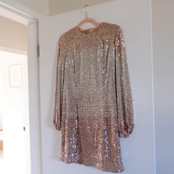 BHLDN CARYS SEQUIN DRESS - Picture 3 of 6